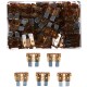 Sett med blad-sikringer for bil MECHANIC FUSE SET 7,5A, 100 stk