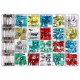 Sett med blad- og glassikringer for bil MECHANIC FUSE SET 215