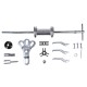 Universelt avtrekkersett med slidehammer MECHANIC PULLER SET 16
