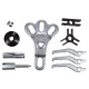 Universelt avtrekkersett med slidehammer MECHANIC PULLER SET 16