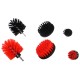 Sett med børster for drill til bilrengjøring CAR DETAILING DRILL BRUSH 6, 6 stk