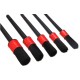 Sett med myke presisjonsbørster for bilrengjøring CAR DETAILING BRUSH 5 SOFT, 5 deler