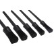 Sett med harde presisjonsbørster for bilrengjøring CAR DETAILING BRUSH 5 HARD, 5 stk