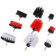 Sett med børster til drill for bilrengjøring CAR DETAILING DRILL BRUSH 9, 9 stk