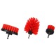 Sett med børster til drill for bilrengjøring CAR DETAILING DRILL BRUSH 3 MEDIUM, 3 stk
