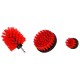 Sett med børster til drill for bilrengjøring CAR DETAILING DRILL BRUSH 3 MEDIUM, 3 stk