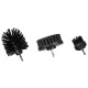 Sett med børster til drill for bilrengjøring CAR DETAILING DRILL BRUSH 3 HARD, 3 stk