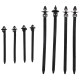 Sett med klips, fester og nagler for biltrekk MECHNIC TRIM CLIP SET 700