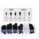 Sett med klips, fester og nagler for biltrekk MECHNIC TRIM CLIP SET 100