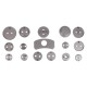 Kompressor for bremsekolber MECHANIC BRAKE SET BLACK 18, sett 18 deler