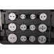 Verktøysett for bremsekolber MECHANIC BRAKE SET BLACK 35, sett 35 deler