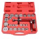 Pneumatisk presse for bremsekolber MECHANIC BRAKE SET PNEU 23, sett 23 stk