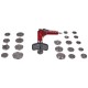 Pneumatisk presse for bremsekolber MECHANIC BRAKE SET PNEU 23, sett 23 stk