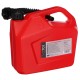 Plastkanystr MECHANIC FUEL CANISTER RED 5L, rød