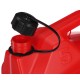 Plastkanystr MECHANIC FUEL CANISTER RED 5L, rød