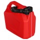 Plastkanystr MECHANIC FUEL CANISTER RED 5L, rød