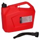 Plastkanystr MECHANIC FUEL CANISTER RED 10L, rød