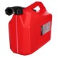 Plastkanystr MECHANIC FUEL CANISTER RED 10L, rød