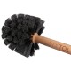 Rund børste for rengjøring av sykkel- eller motorsykkelramme CAR DETAILING WOOD BRUSH 1