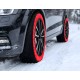 Snøkjeder for dekk CAR SNOW TIRE CHAIN XL, 14"-21", tekstil, 2 stk
