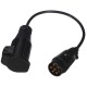Kabeladapter for tilhengerkontakt TRAILER CABLE 1, 7-13pin, 50cm