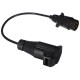 Kabeladapter for tilhengerkontakt TRAILER CABLE 1, 7-13pin, 50cm