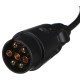 Kabeladapter for tilhengerkontakt TRAILER CABLE 1, 7-13pin, 50cm