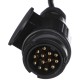 Spiral tilkoblingskabel for tilhengerkontakt TRAILER CABLE 4, 13-13-pin, 3 m