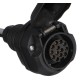 Kabelreduksjon for tilhengerkontakt TRAILER CABLE 5, fra 13-pin til 7-pin N+S, 35 cm