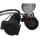 Kabelreduksjon for tilhengerplugg TRAILER CABLE 6, fra 13-pin til 7-pin N+S, 35 cm
