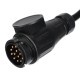 Forlengelseskabel 13-pins - uttak + plugg TRAILER CABLE 8, 12V, 5m