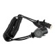 Sammenkoblingsspiraladapter 15pin til 2×7pin plugg (S+N) TRAILER CABLE 9, 24V, 3,5m