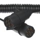 Sammenkoblings spiralkabel 7pin type N TRAILER CABLE 11, plastplugg, 24V, 3,5m