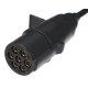 Sammenkoblings spiralkabel 7pin type N TRAILER CABLE 11, plastplugg, 24V, 3,5m