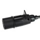 Sammenkoblings spiralkabel 7pin type N TRAILER CABLE 11, plastplugg, 24V, 3,5m