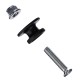 Sett med kroker og skruer for feste av nett/duk til vogn TRAILER HOOK SET 2, 10 stk