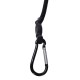 Gummestropper/gummistrikker CARGO CORD CARABINER 50, 50 cm, 2 stk