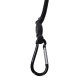 Gummibånd/gummistrikker CARGO CORD CARABINER 100, 100 cm, 2 stk