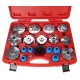 Sett for demontering av oljefiltre MECHANIC OIL WRENCH 19, 19 stk