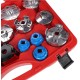 Sett for demontering av oljefiltre MECHANIC OIL WRENCH 19, 19 stk