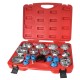Sett for demontering av oljefiltre MECHANIC OIL WRENCH 19, 19 stk