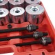 Sett for pressing og uttrekking av lager og hylser MECHANIC PULLER SET 3, 27 stk