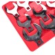 Sett med utskiftbare pipenøkkelender MECHANIC WRENCH SET 5, 1/2", 14 deler