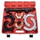 Sett for sammenpressing av støtdemperfjærer med utskiftbare gafler MECHANIC SPRING SET 5