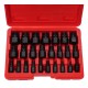 Sett med uttrekkere for skadede skruer og muttere MECHANIC NUT REMOVER 2, 25 stk