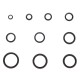 Sett med tetningsringer i NBR og stål MECHANIC RING SET 3, M6–M24, 180 stk