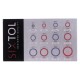 Sett med hydrauliske tetninger med gummiflens MECHANIC RING SET 4, 245 stk