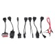 Komplett sett med OBD-II adaptere for personbiler MECHANIC CABLE SET 1, 8 stk