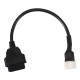 OBD-II-adapter 6-pinners for Delphi-motorsykkel MECHANIC CABLE 12