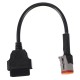 OBD-II-adapter 6-pin for Harley-Davidson motorsykkel MECHANIC CABLE 21